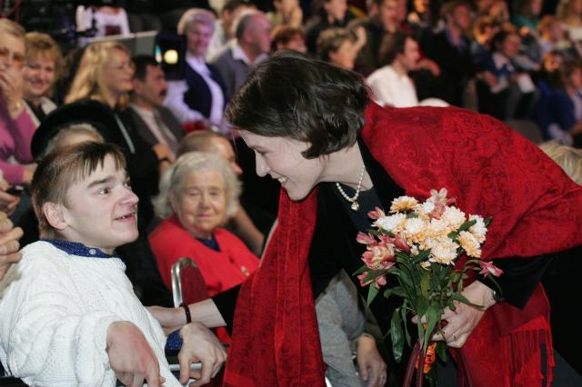 Лауреат премии "Настоящий герой - 2005" Маргарете фон дер Борх